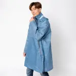 Áo mưa liền thân dáng dài
