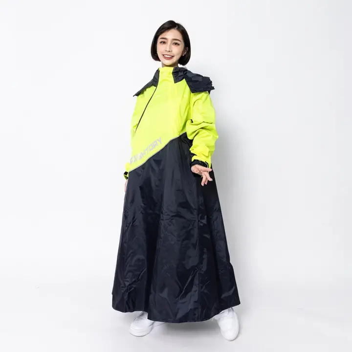 Áo mưa Đài loan liền thân được cấp bằng sáng chế về thiết bị đầu cuối EVO có khóa kéo đôi mở theo đường chéo